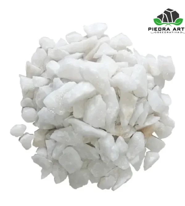 Piedra Granalla Blanca de 40kg